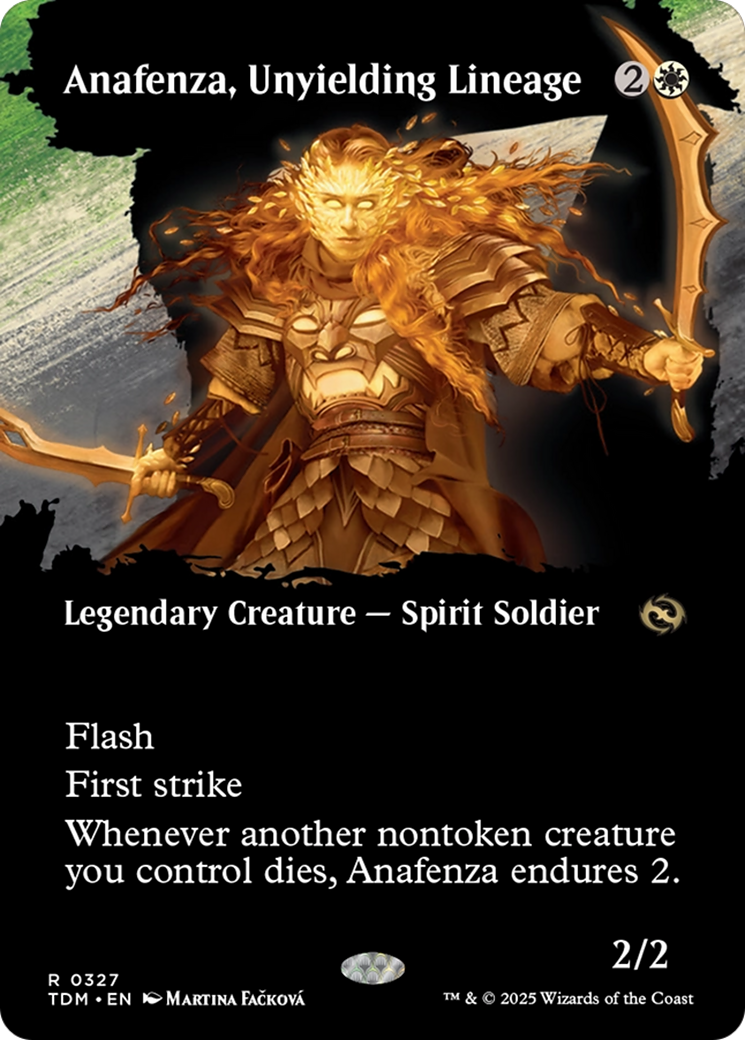 Anafenza, Unyielding Lineage (Borderless) [Tarkir: Dragonstorm] | Shuffle n Cut Hobbies & Games