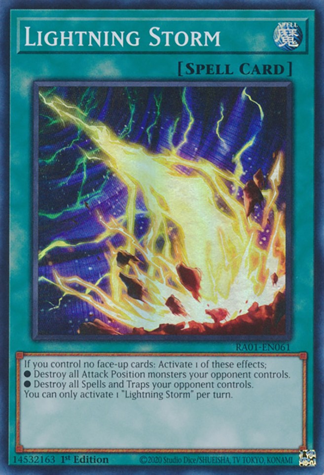 Lightning Storm [RA01-EN061] Super Rare | Shuffle n Cut Hobbies & Games