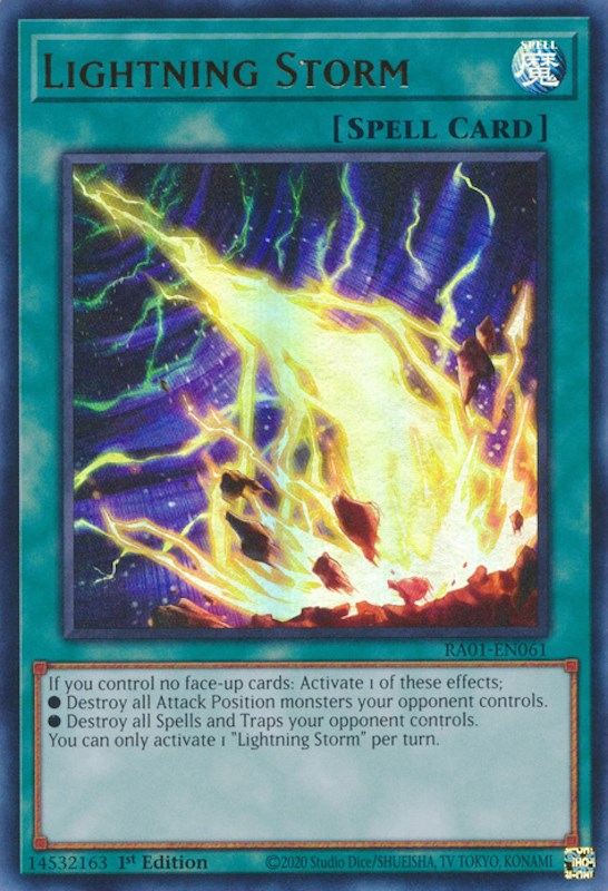 Lightning Storm [RA01-EN061] Ultra Rare | Shuffle n Cut Hobbies & Games