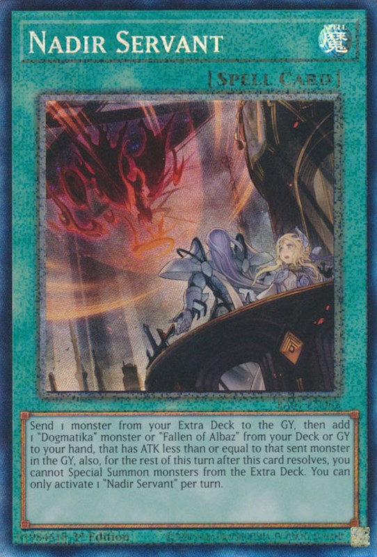Nadir Servant [RA01-EN062] Prismatic Collector's Rare | Shuffle n Cut Hobbies & Games