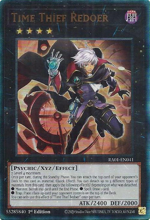 Time Thief Redoer [RA01-EN041] Prismatic Ultimate Rare | Shuffle n Cut Hobbies & Games