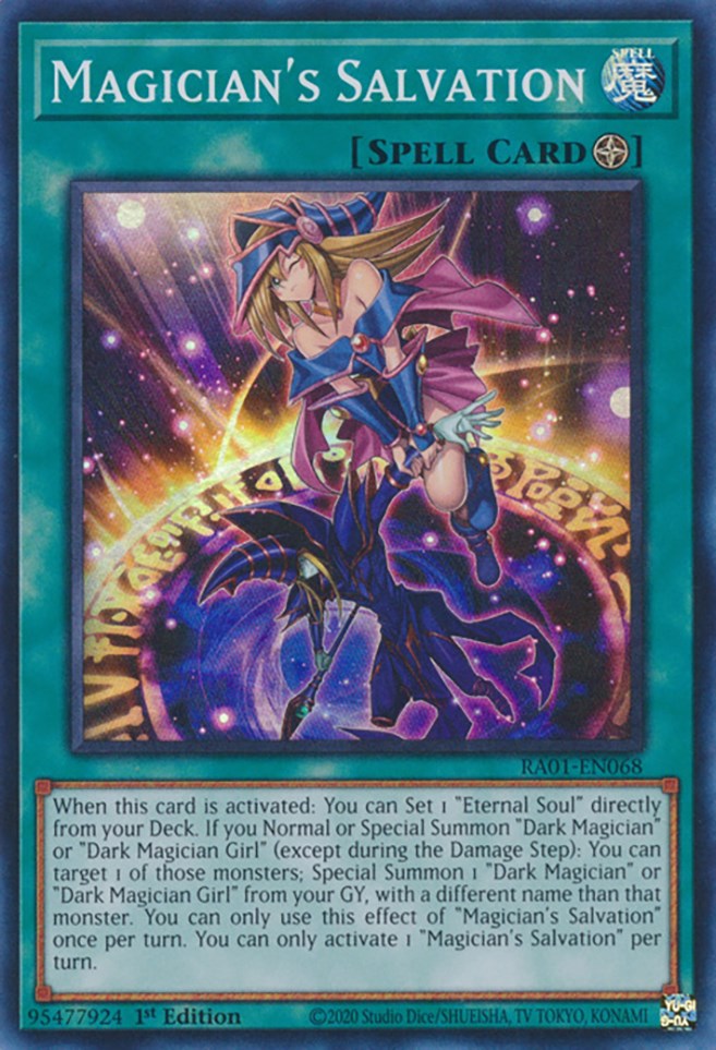 Magician's Salvation [RA01-EN068] Super Rare | Shuffle n Cut Hobbies & Games