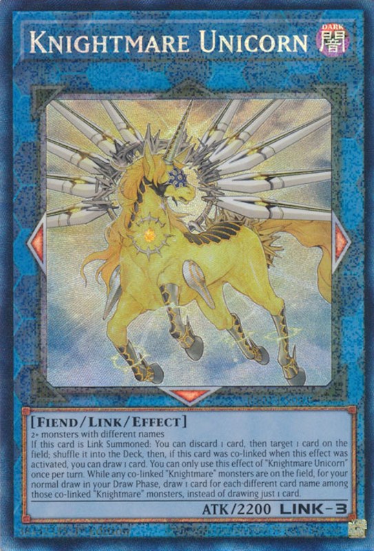 Knightmare Unicorn [RA01-EN043] Prismatic Collector's Rare | Shuffle n Cut Hobbies & Games