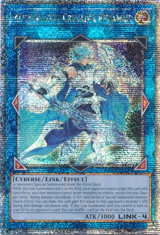 Mekk-Knight Crusadia Avramax [RA01-EN044] Quarter Century Secret Rare | Shuffle n Cut Hobbies & Games