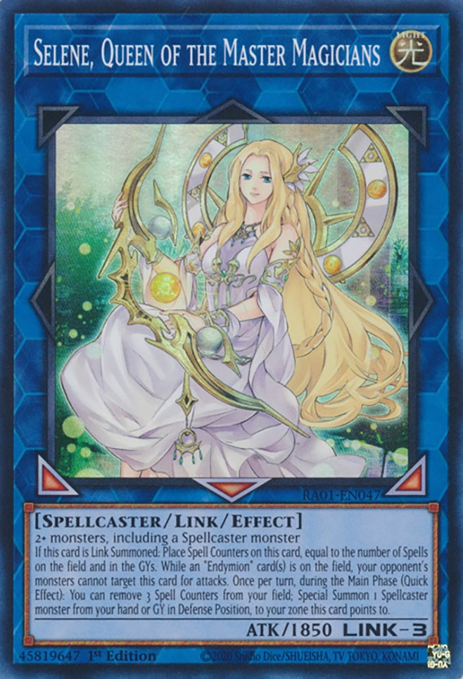 Selene, Queen of the Master Magicians [RA01-EN047] Super Rare | Shuffle n Cut Hobbies & Games