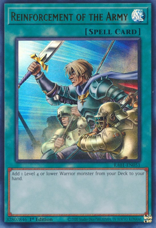 Reinforcement of the Army [RA01-EN051] Ultra Rare | Shuffle n Cut Hobbies & Games