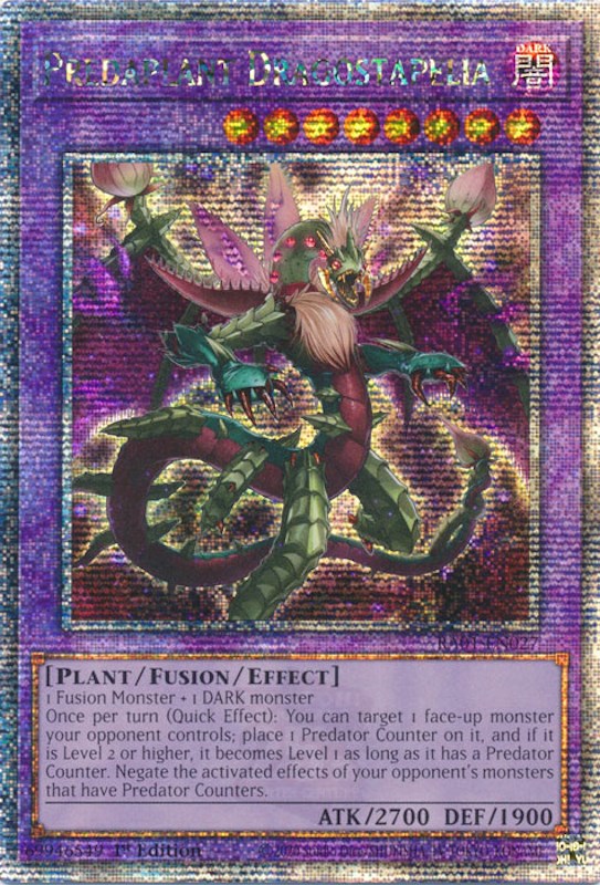 Predaplant Dragostapelia [RA01-EN027] Quarter Century Secret Rare | Shuffle n Cut Hobbies & Games