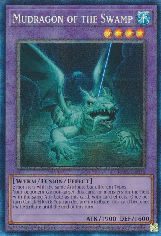 Mudragon of the Swamp [RA01-EN028] Prismatic Collector's Rare | Shuffle n Cut Hobbies & Games