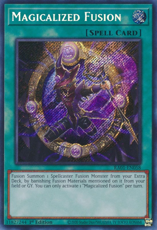 Magicalized Fusion [RA01-EN058] Secret Rare | Shuffle n Cut Hobbies & Games