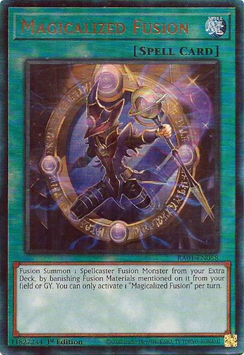Magicalized Fusion [RA01-EN058] Prismatic Ultimate Rare | Shuffle n Cut Hobbies & Games