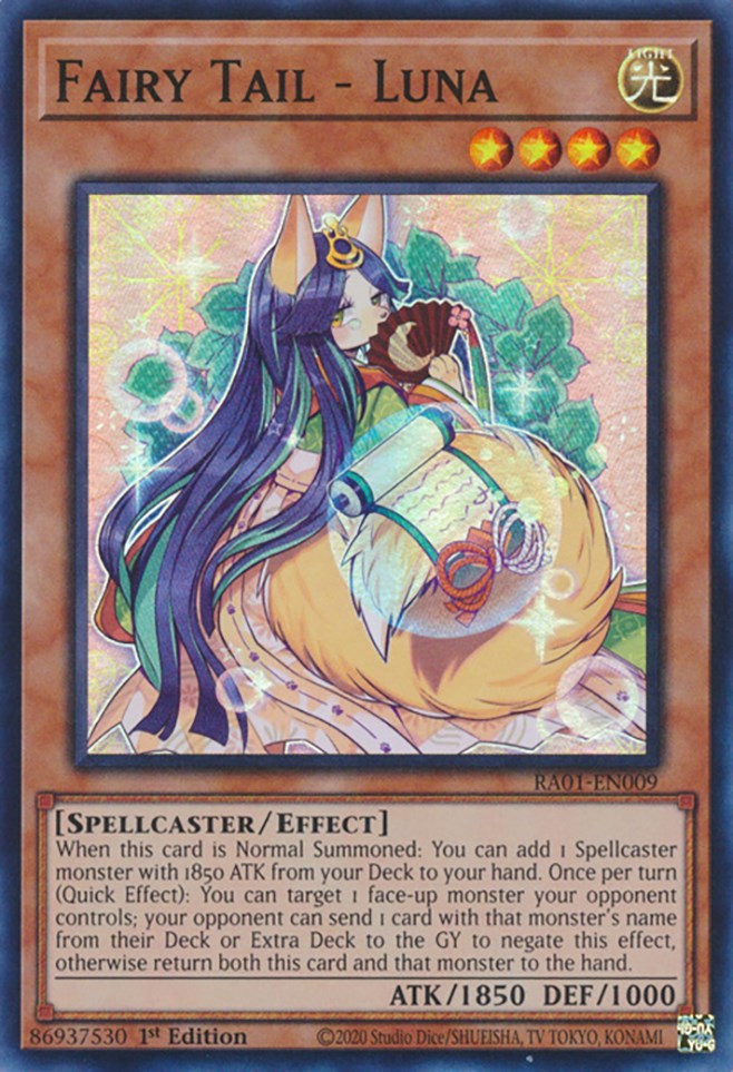 Fairy Tail - Luna [RA01-EN009] Super Rare | Shuffle n Cut Hobbies & Games