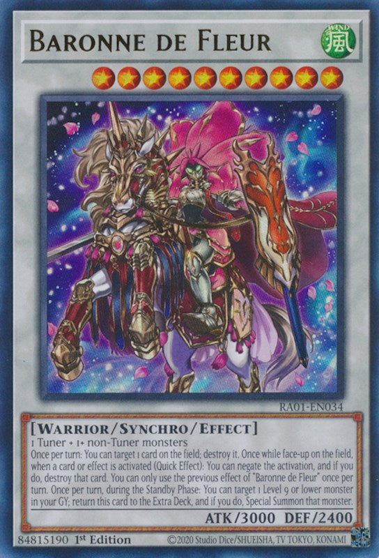 Baronne de Fleur [RA01-EN034] Ultra Rare | Shuffle n Cut Hobbies & Games