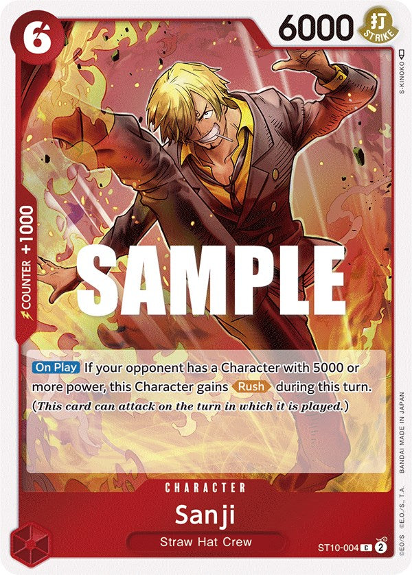 Sanji [Ultra Deck - The Three Captains] | Shuffle n Cut Hobbies & Games