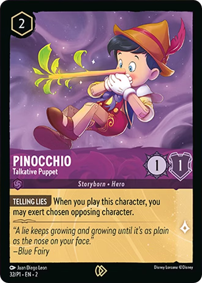 Pinocchio - Talkative Puppet (32) [Promo Cards] | Shuffle n Cut Hobbies & Games