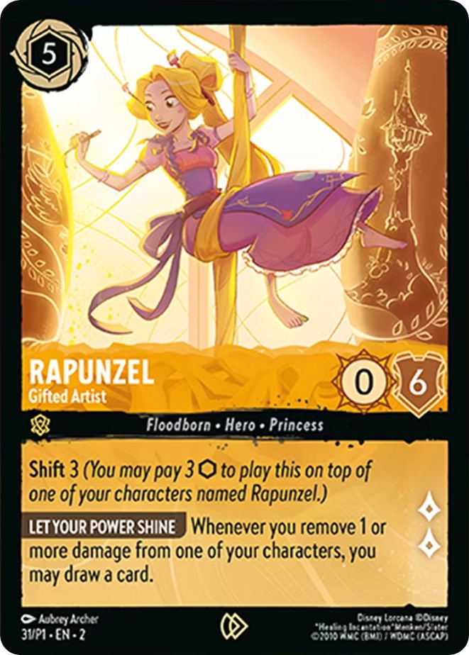 Rapunzel - Gifted Artist (31) [Promo Cards] | Shuffle n Cut Hobbies & Games