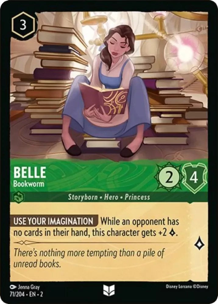 Belle - Bookworm (71/204) [Rise of the Floodborn] | Shuffle n Cut Hobbies & Games