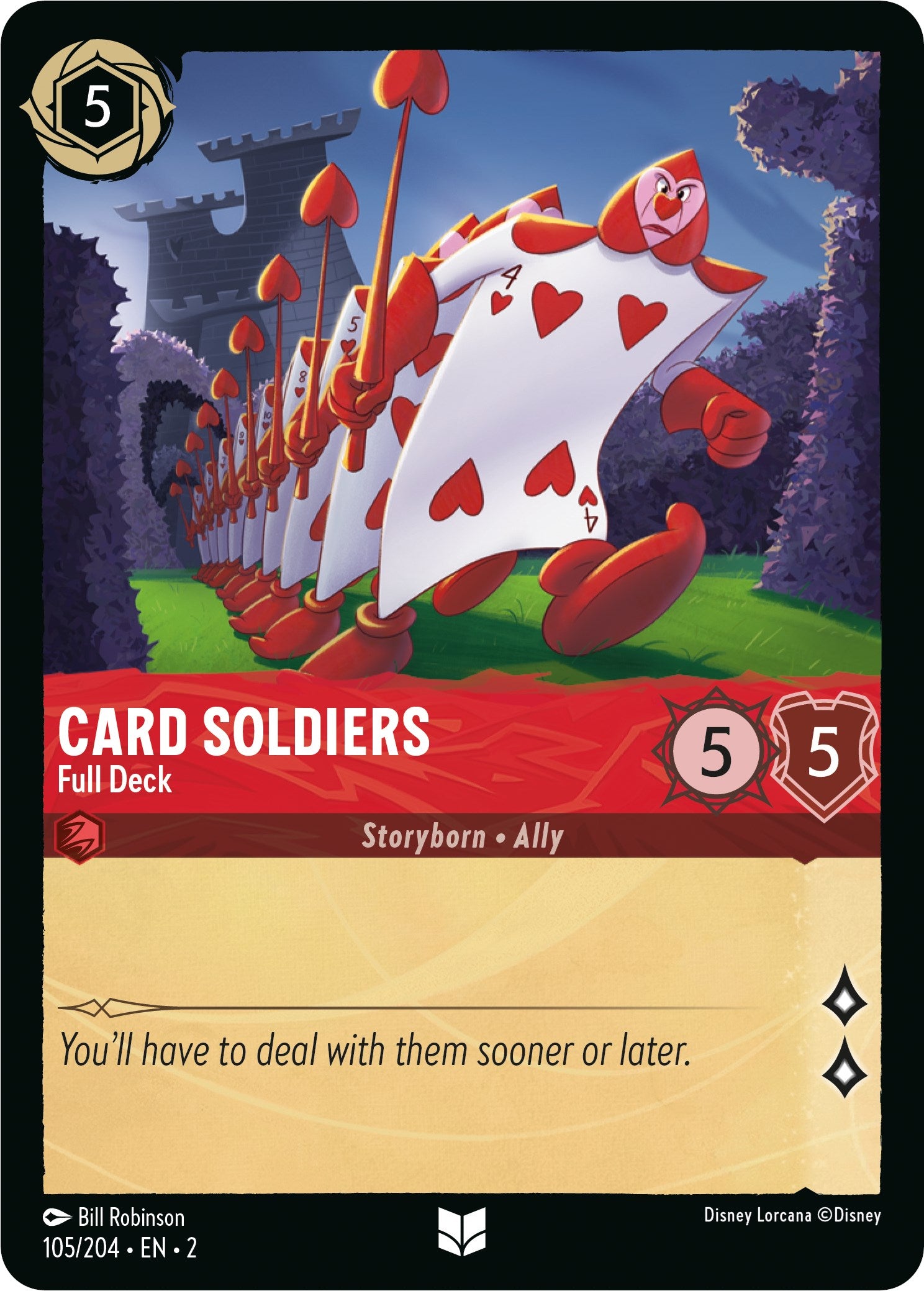 Card Soldiers - Full Deck (105/204) [Rise of the Floodborn] | Shuffle n Cut Hobbies & Games