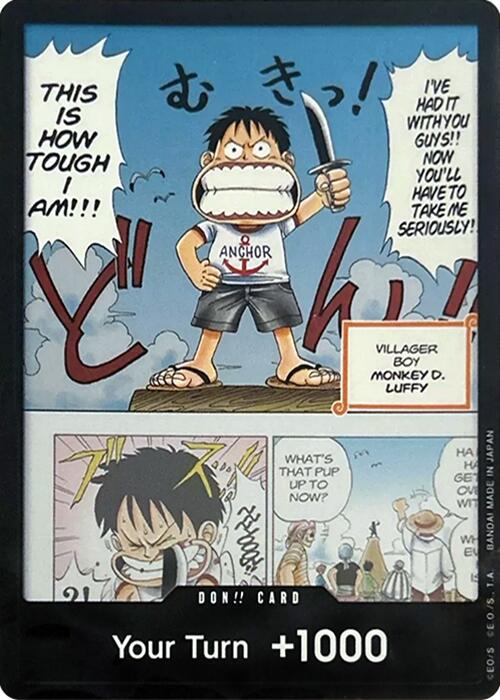 DON!! Card (Young Luffy) (Devil Fruits Collection Vol. 1) [One Piece Promotion Cards] | Shuffle n Cut Hobbies & Games