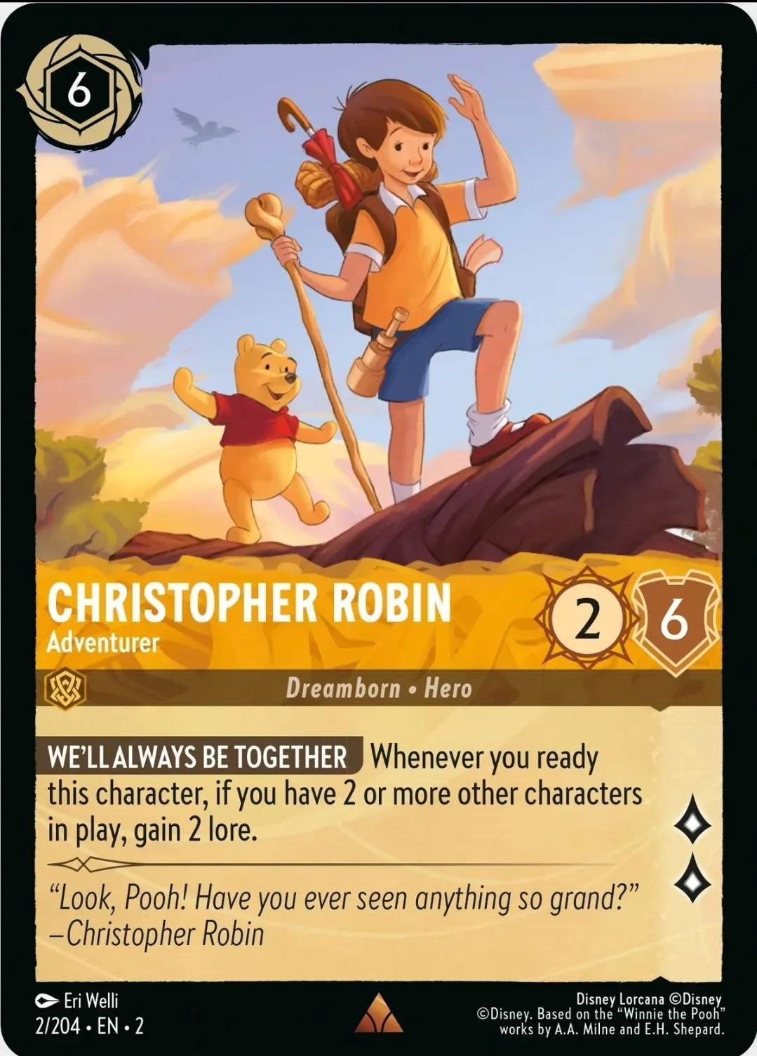 Christopher Robin - Adventurer (2/204) [Rise of the Floodborn] | Shuffle n Cut Hobbies & Games