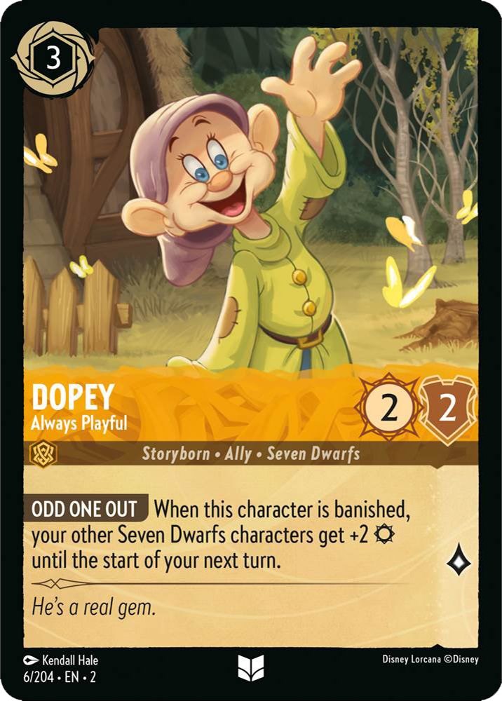 Dopey - Always Playful (6/204) [Rise of the Floodborn] | Shuffle n Cut Hobbies & Games