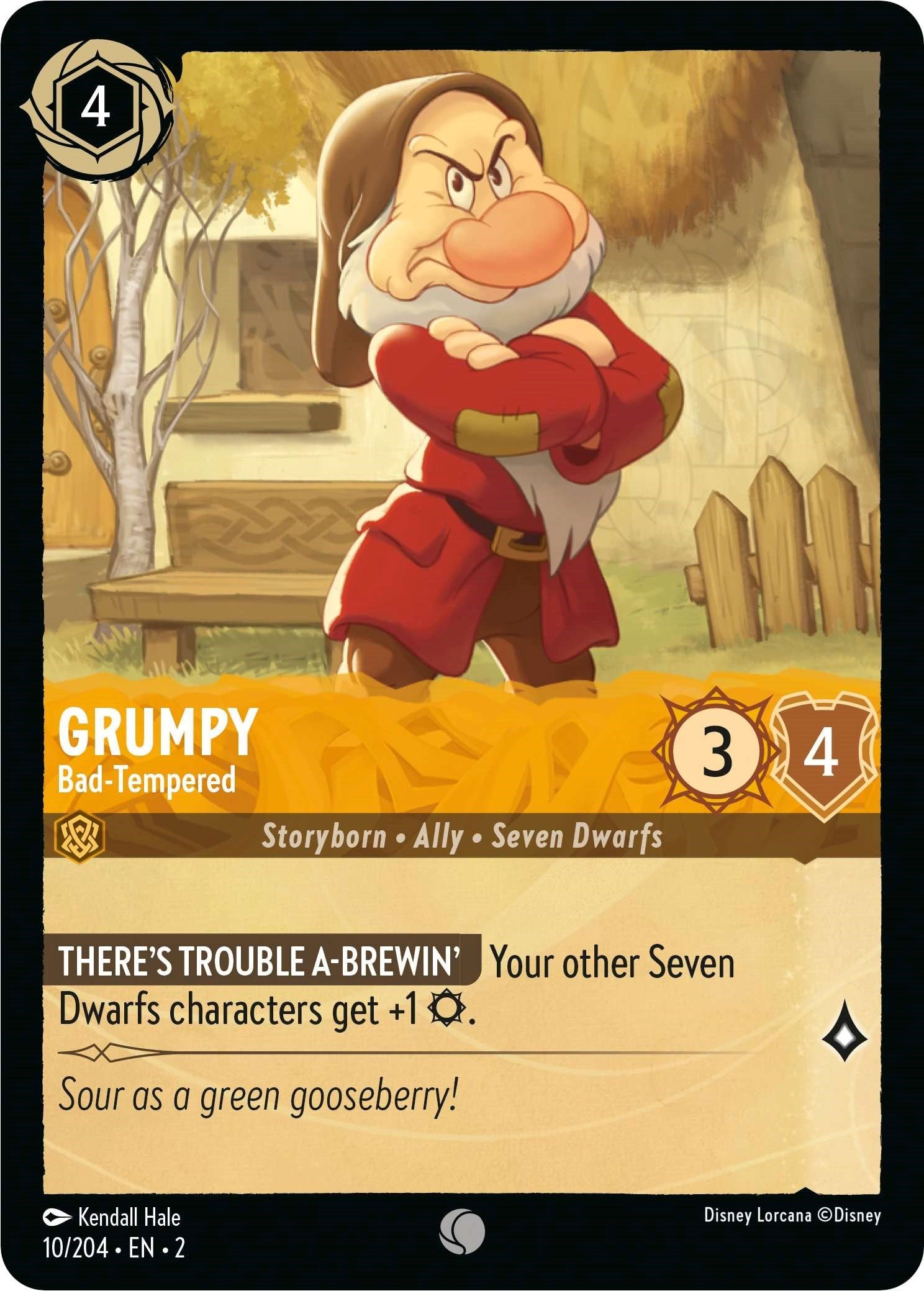 Grumpy - Bad-Tempered (10/204) [Rise of the Floodborn] | Shuffle n Cut Hobbies & Games