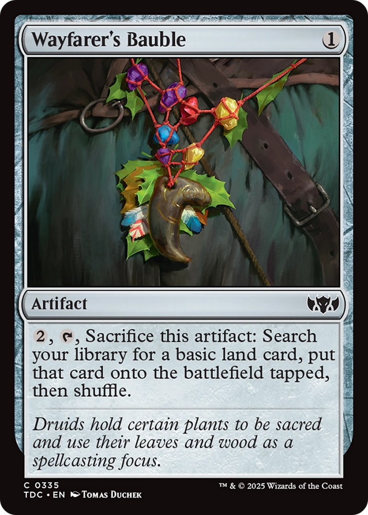 Wayfarer's Bauble [Tarkir: Dragonstorm Commander] | Shuffle n Cut Hobbies & Games
