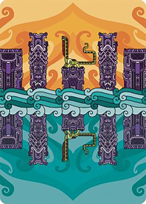 Echoing Deeps Art Card [The Lost Caverns of Ixalan Art Series] | Shuffle n Cut Hobbies & Games