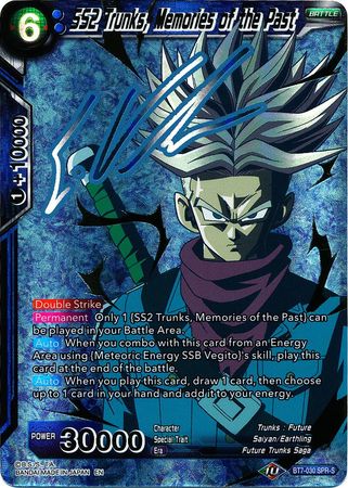 SS2 Trunks, Memories of the Past (SPR Signature) (BT7-030) [Assault of the Saiyans] | Shuffle n Cut Hobbies & Games