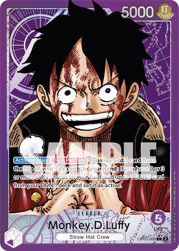 Monkey.D.Luffy (Alternate Art) [Awakening of the New Era] | Shuffle n Cut Hobbies & Games