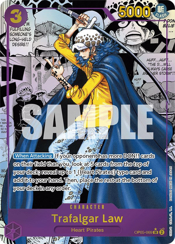 Trafalgar Law (Alternate Art)(Manga) [Awakening of the New Era] | Shuffle n Cut Hobbies & Games