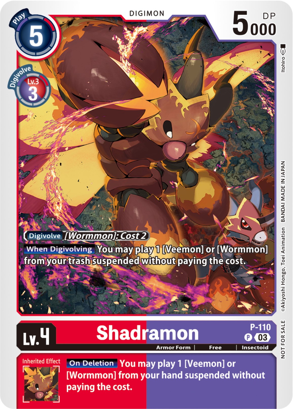 Shadramon [P-110] (3rd Anniversary Survey Pack) [Promotional Cards] | Shuffle n Cut Hobbies & Games