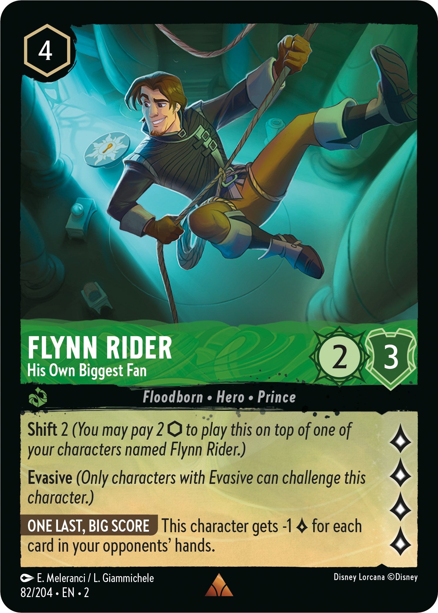 Flynn Rider - His Own Biggest Fan (82/204) [Rise of the Floodborn] | Shuffle n Cut Hobbies & Games