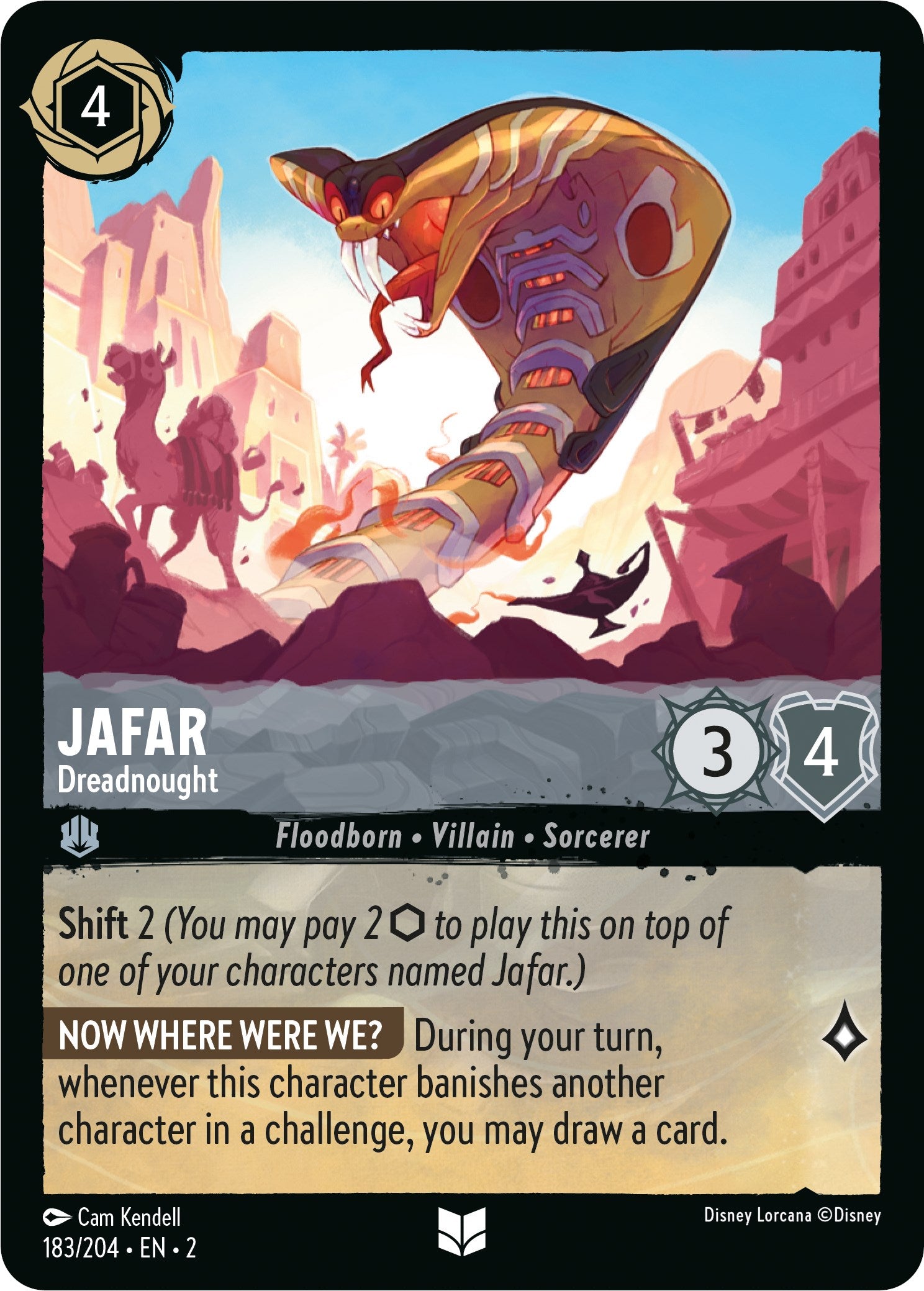 Jafar - Dreadnought (183/204) [Rise of the Floodborn] | Shuffle n Cut Hobbies & Games