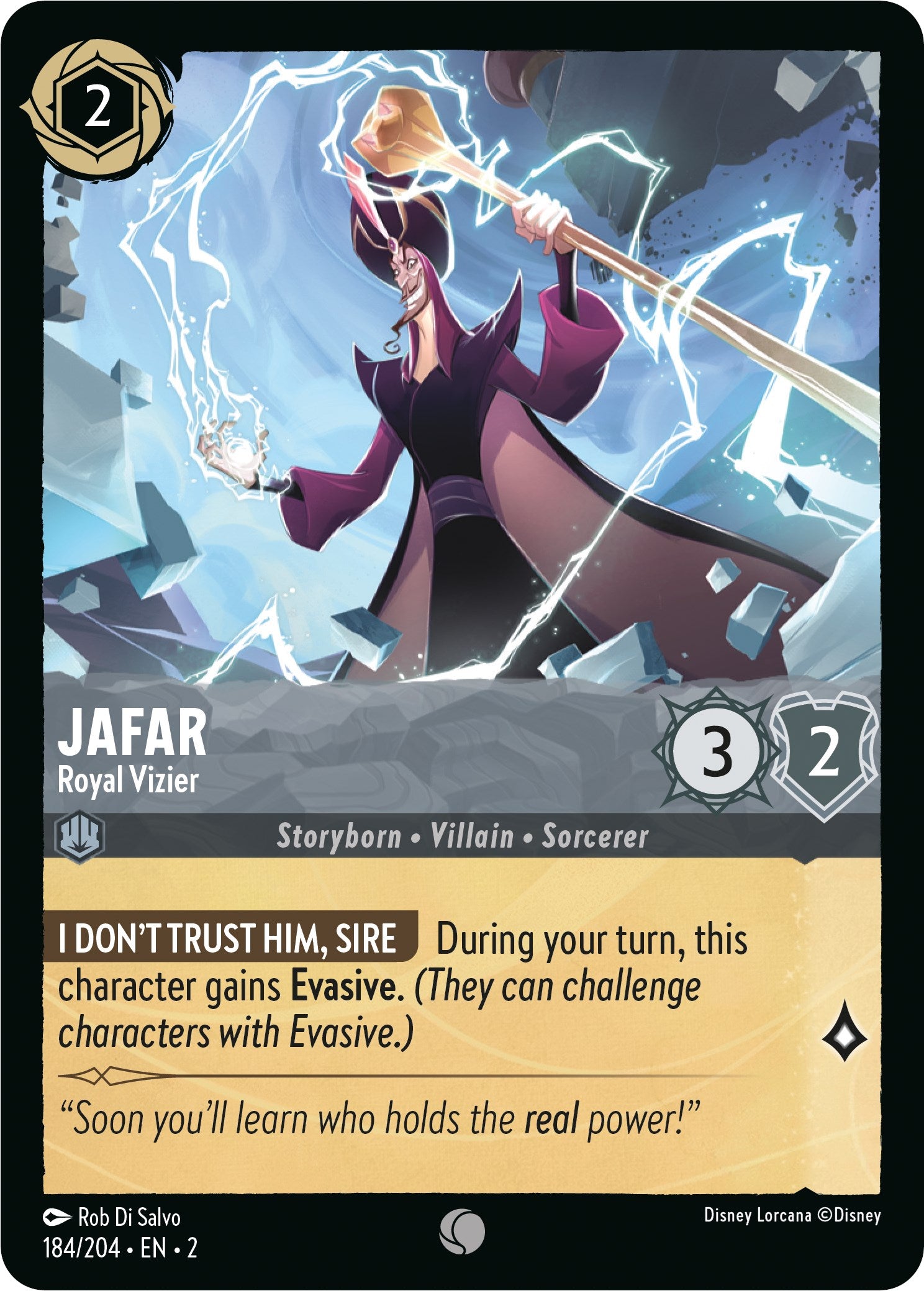 Jafar - Royal Vizier (184/204) [Rise of the Floodborn] | Shuffle n Cut Hobbies & Games
