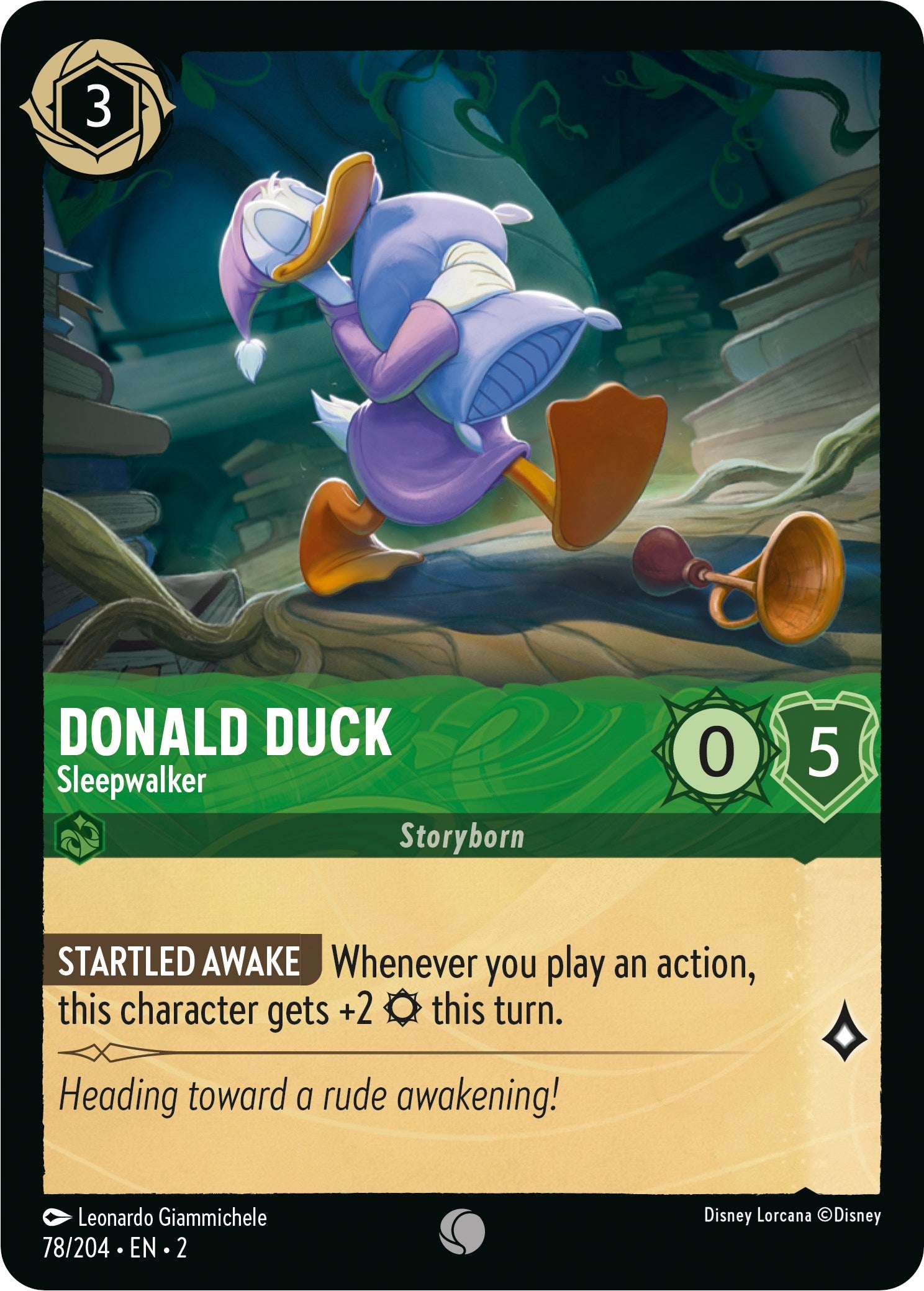 Donald Duck - Sleepwalker (78/204) [Rise of the Floodborn] | Shuffle n Cut Hobbies & Games