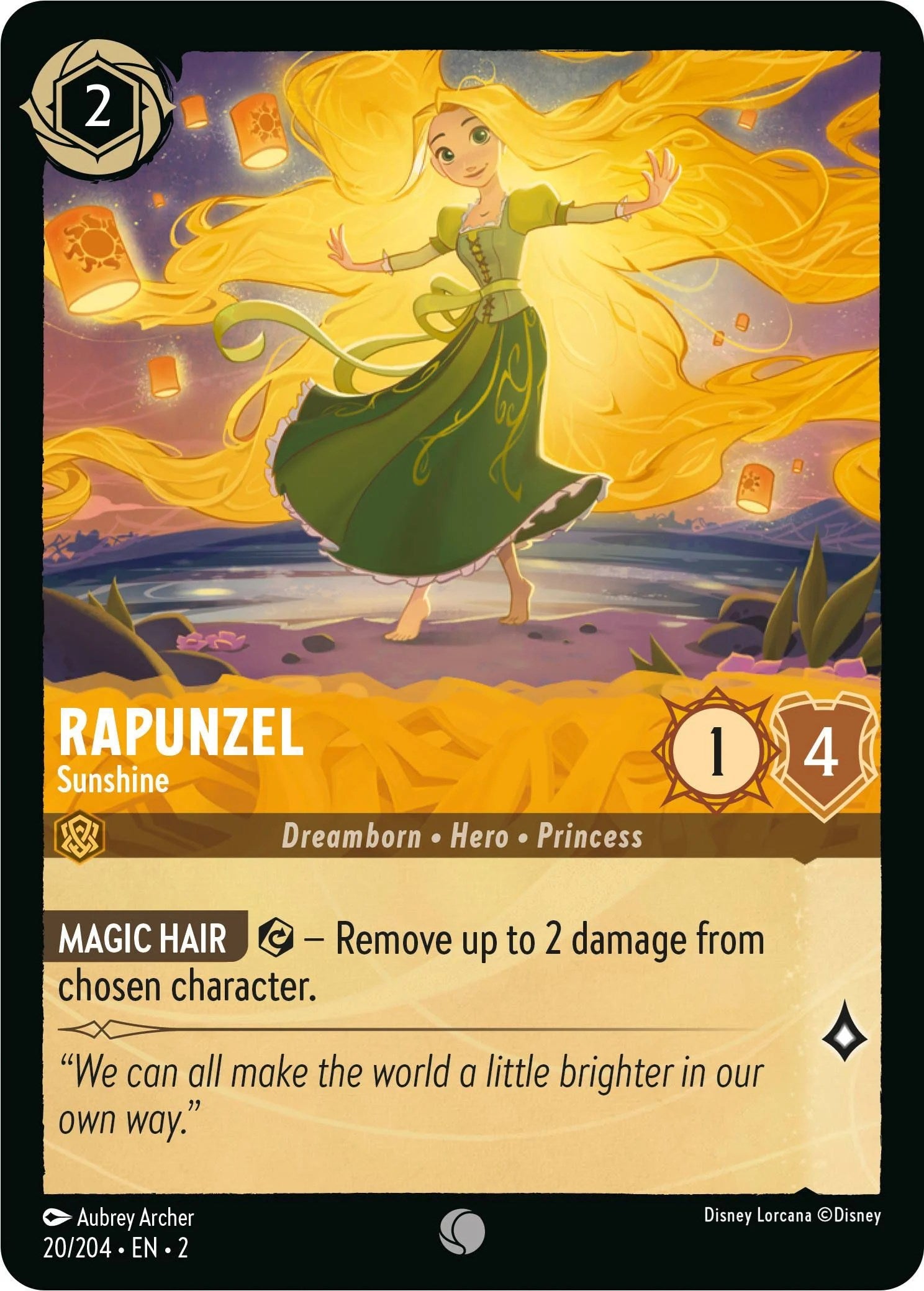 Rapunzel - Sunshine (20/204) [Rise of the Floodborn] | Shuffle n Cut Hobbies & Games