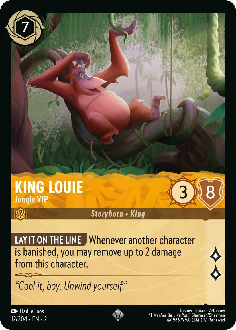 King Louie - Jungle VIP (12/204) [Rise of the Floodborn] | Shuffle n Cut Hobbies & Games