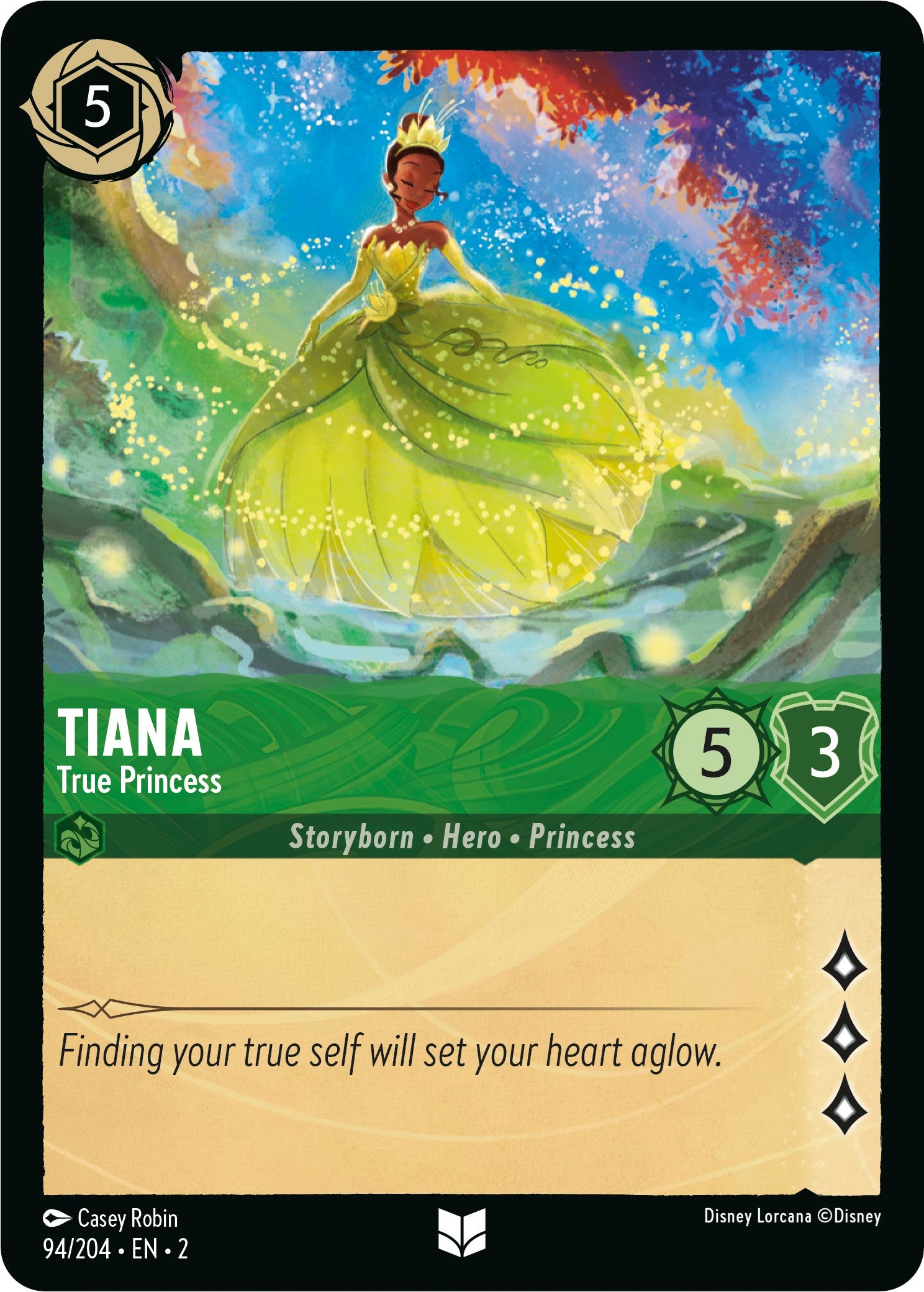 Tiana - True Princess (94/204) [Rise of the Floodborn] | Shuffle n Cut Hobbies & Games