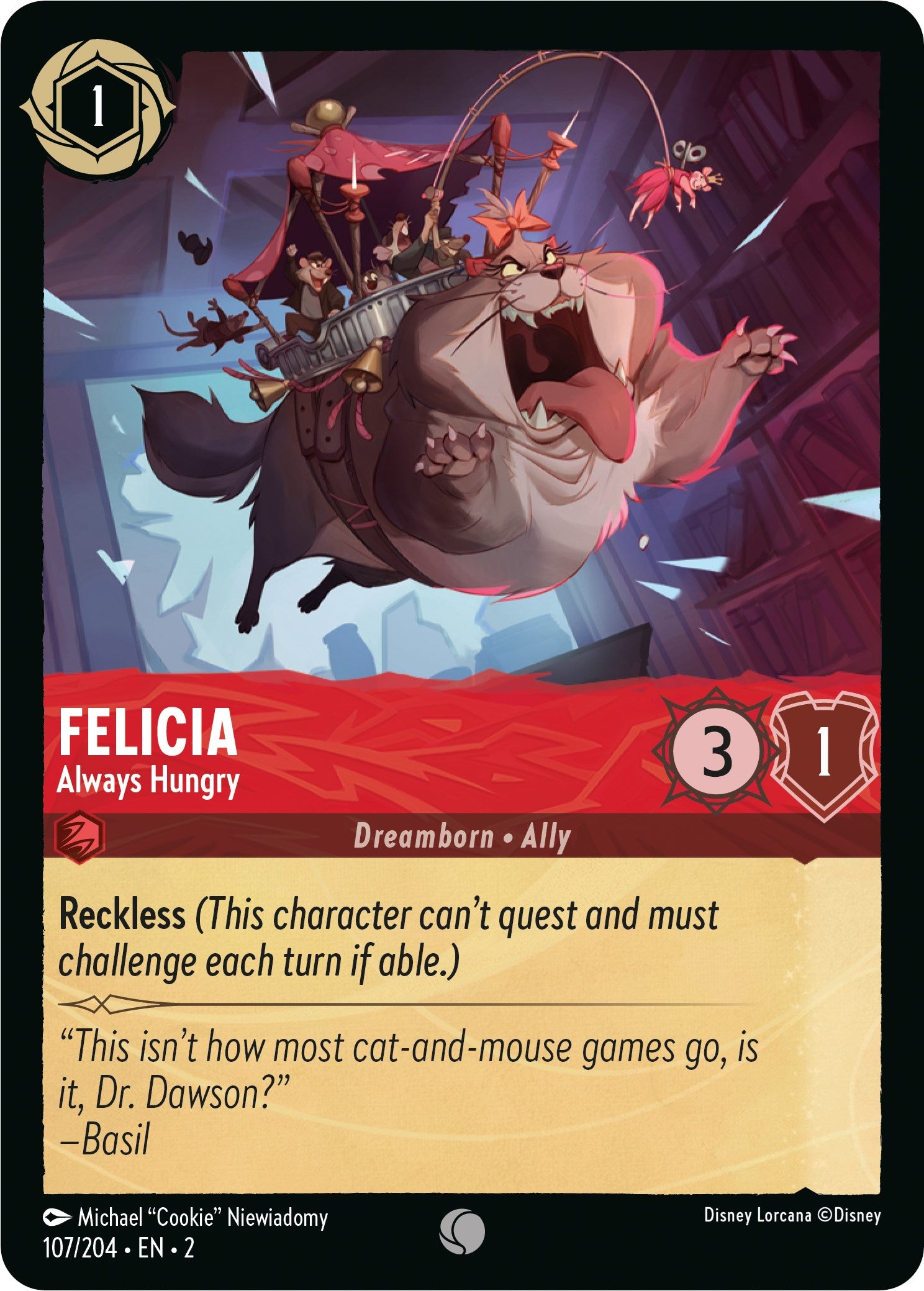 Felicia - Always Hungry (107/204) [Rise of the Floodborn] | Shuffle n Cut Hobbies & Games