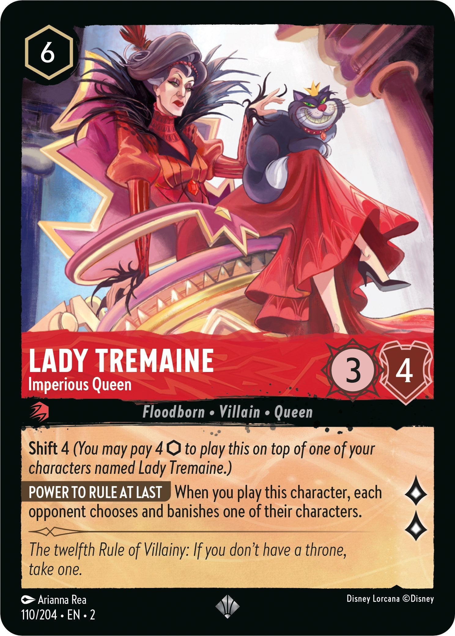 Lady Tremaine - Imperious Queen (110/204) [Rise of the Floodborn] | Shuffle n Cut Hobbies & Games
