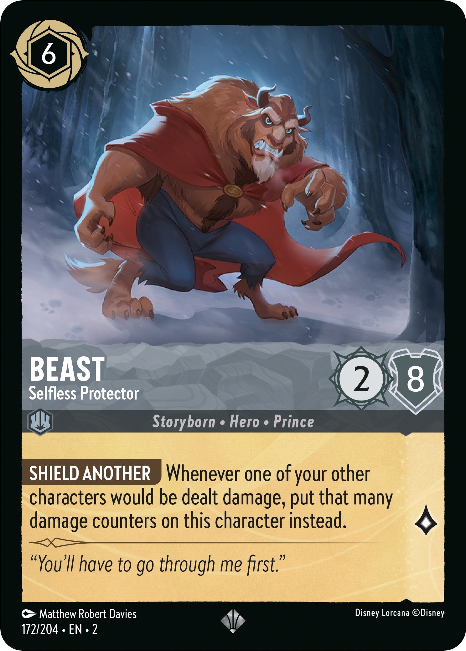 Beast - Selfless Protector (172/204) [Rise of the Floodborn] | Shuffle n Cut Hobbies & Games