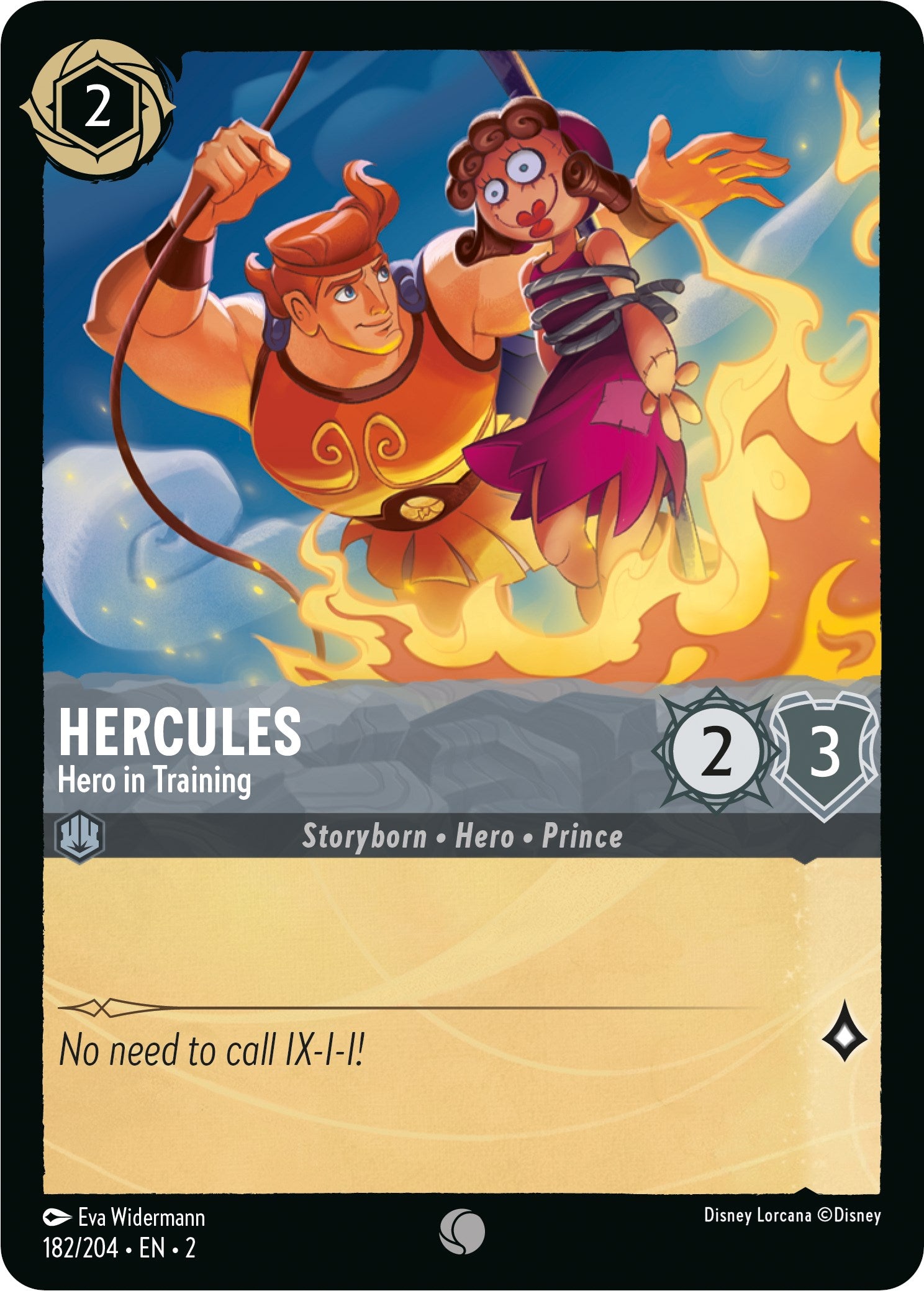 Hercules - Hero in Training (182/204) [Rise of the Floodborn] | Shuffle n Cut Hobbies & Games