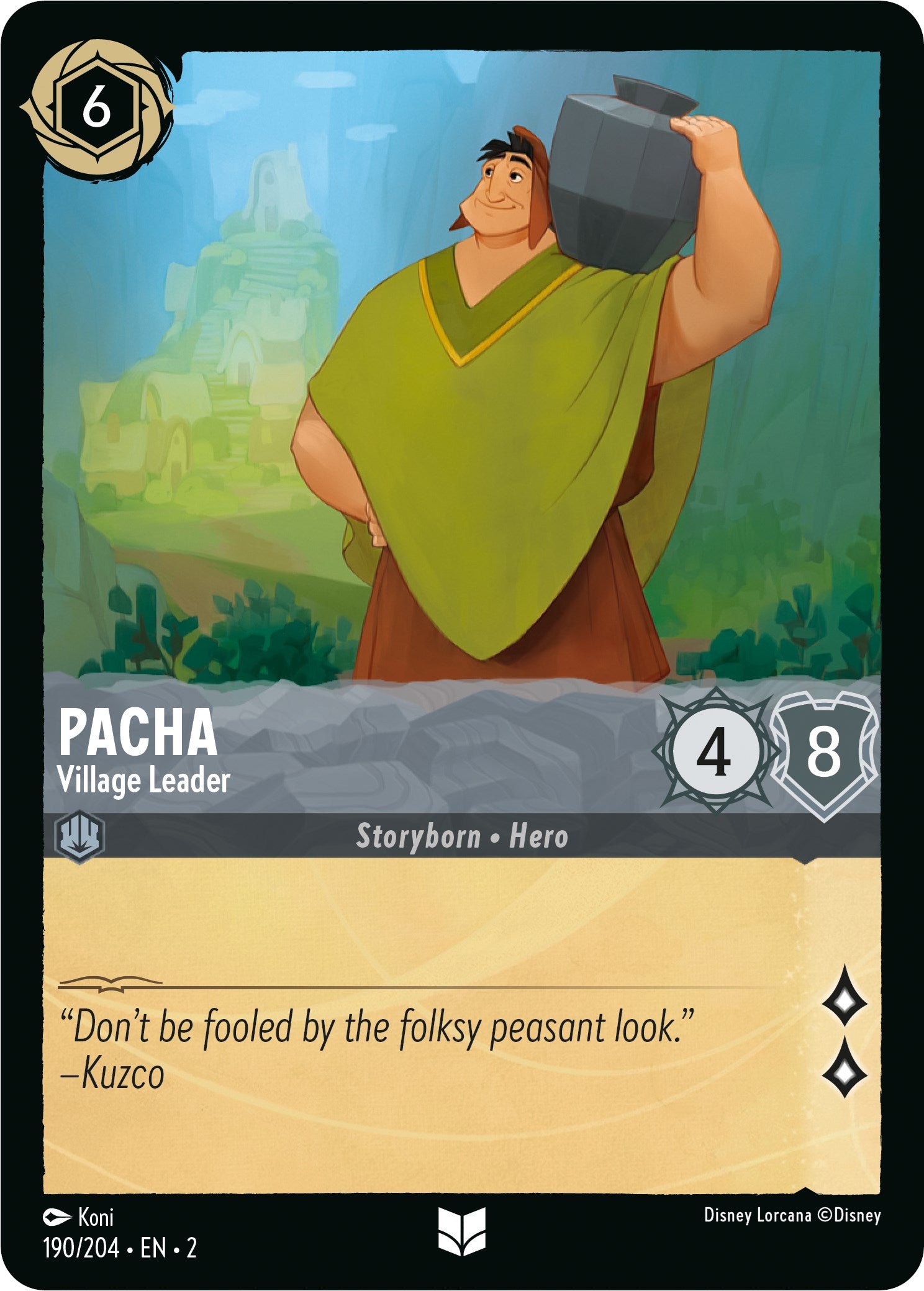 Pacha - Village Leader (190/204) [Rise of the Floodborn] | Shuffle n Cut Hobbies & Games