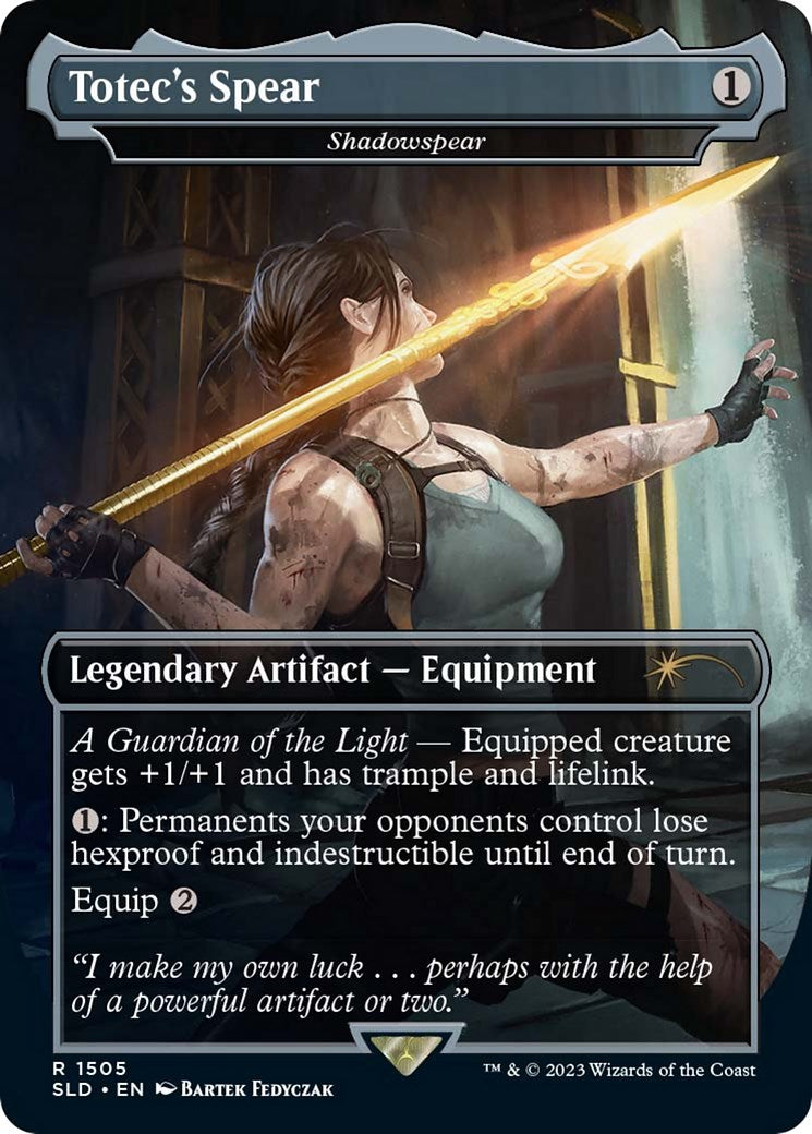 Totec's Spear - Shadowspear [Secret Lair Drop Series] | Shuffle n Cut Hobbies & Games