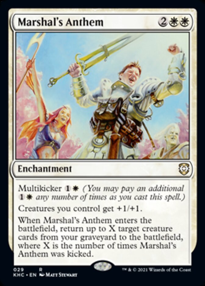 Marshal's Anthem [Kaldheim Commander] | Shuffle n Cut Hobbies & Games