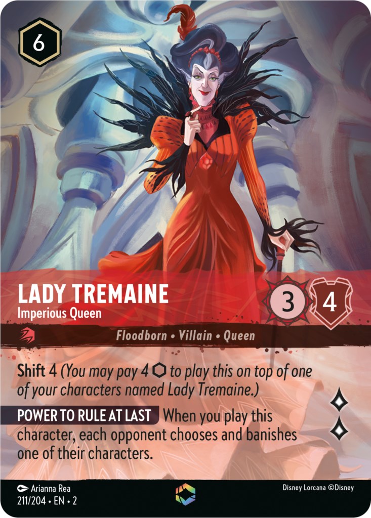 Lady Tremaine - Imperious Queen (Enchanted) (211/204) [Rise of the Floodborn] | Shuffle n Cut Hobbies & Games
