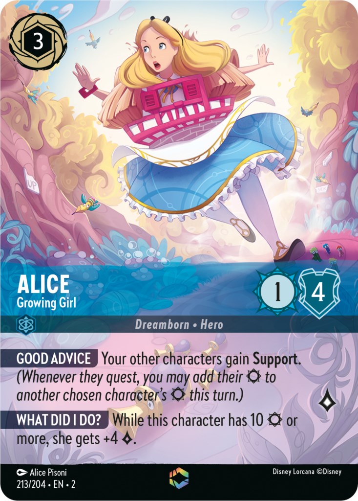 Alice - Growing Girl (Enchanted) (213/204) [Rise of the Floodborn] | Shuffle n Cut Hobbies & Games