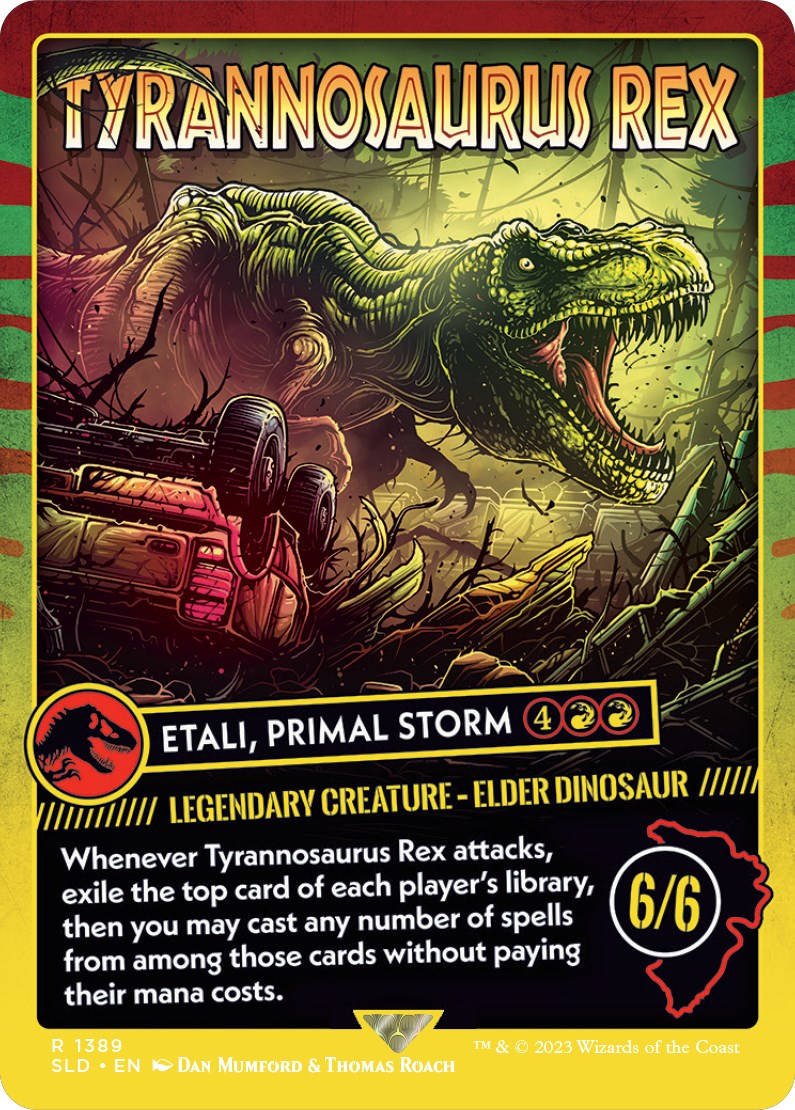 Tyrannosaurus Rex - Etali, Primal Storm [Secret Lair Drop Series] | Shuffle n Cut Hobbies & Games