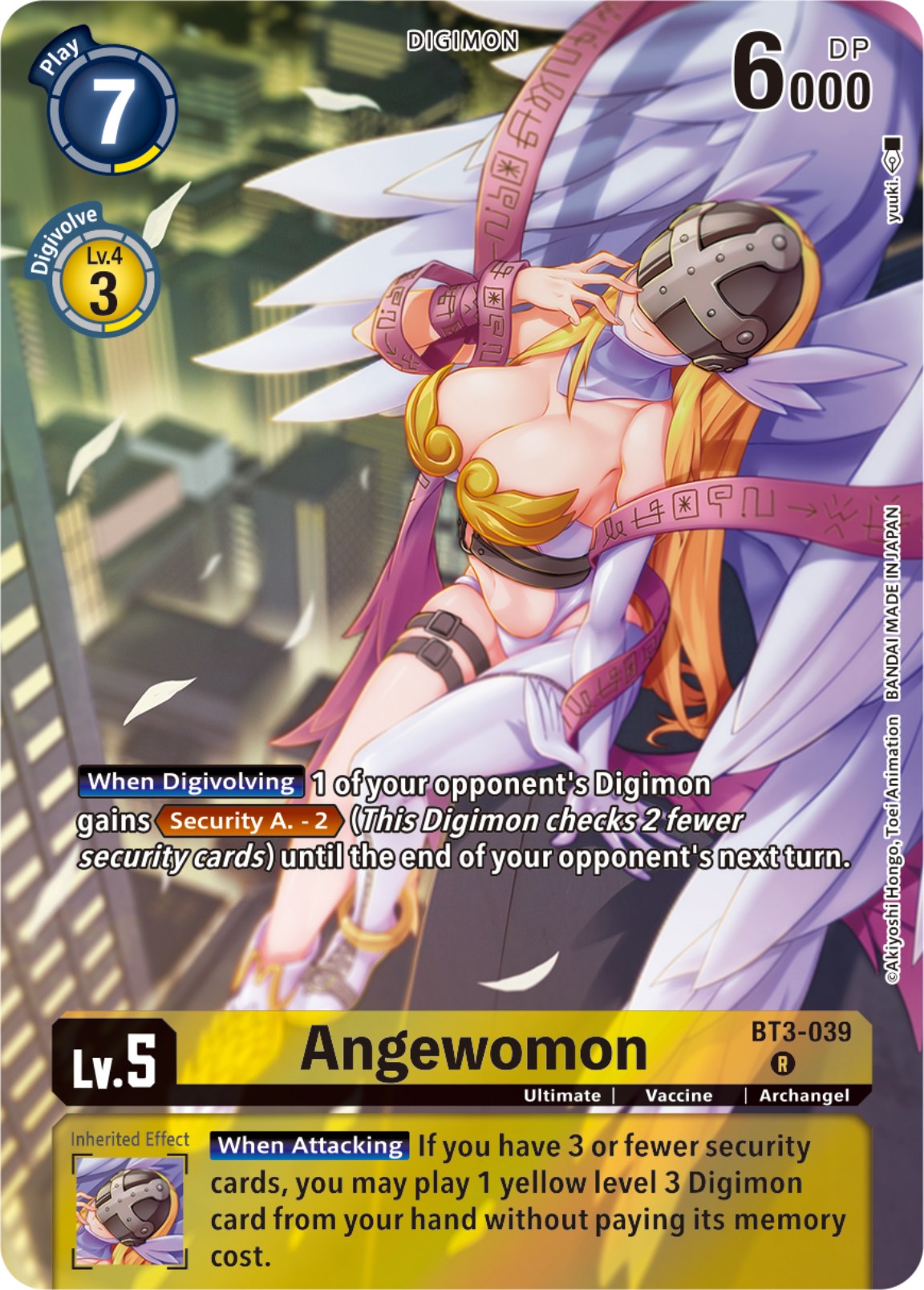 Angewomon [BT3-039] (Gift Box 2023) [Release Special Booster Promos] | Shuffle n Cut Hobbies & Games
