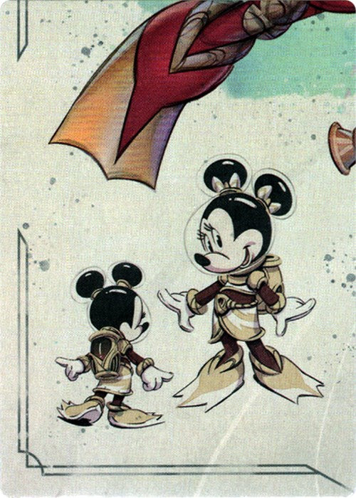 Minnie Mouse - Wide-Eyed Diver Puzzle Insert (Bottom Left) [Rise of the Floodborn] | Shuffle n Cut Hobbies & Games